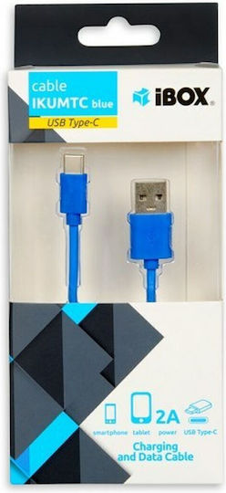 iBox iBox USB Typ-C Kabel USB 2.0 Männlich USB-A Blaue 1m IKUMTCB