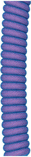Glorious PC Gaming Race Gata-1417 Braided / Spiral USB 2.0 Cablu USB-C bărbătesc - USB-A Violet 1.37m (GLO-CBL-COIL-NEBULA)