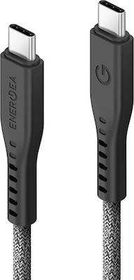 Energea USB 2.0 Cable USB-C male - USB-C 240W Black 1.5m