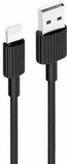 XO NBP156 USB-A to Lightning Cable Black 1m (16.005.0050 NB156)