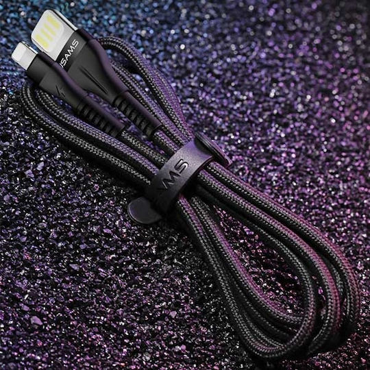 Usams Geflochten USB-A zu Lightning Kabel Türkis 1.2m (SJ360USB02)