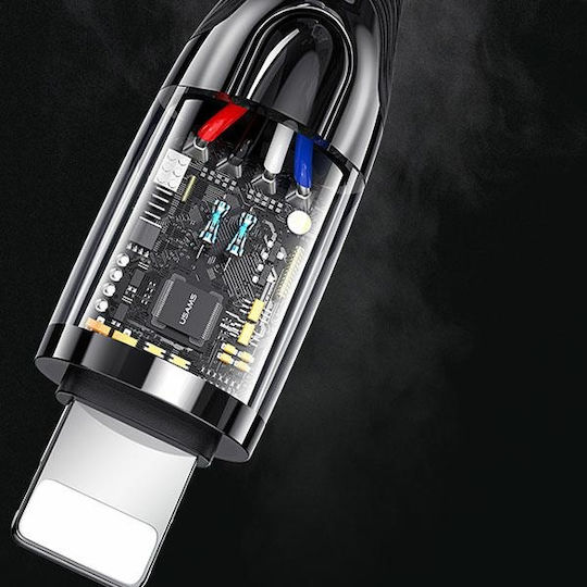 Usams US-SJ518 Geflochten USB-C zu Lightning Kabel 20W Grün 1.2m (SJ518USB02)