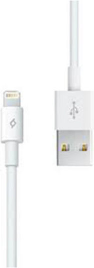 TTEC USB-A to Lightning Cable White 1m (2DK7508B)