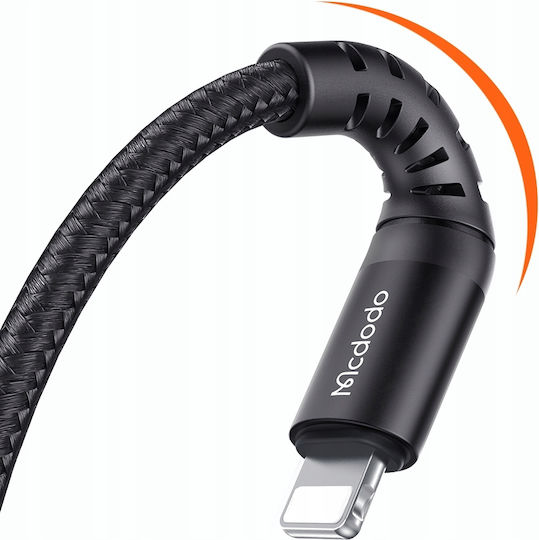 Mcdodo Braided USB-A to Lightning Cable 18W Μαύρο 3m (CA-2263)