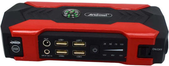 Starter Portabil Baterie Auto și Motocicletă 15000mAh cu Bancă de Alimentare USB Obiectiv 12V