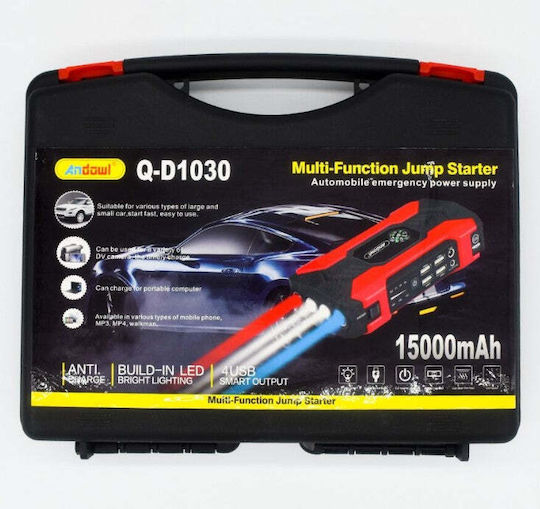 Starter Portabil Baterie Auto și Motocicletă 15000mAh cu Bancă de Alimentare USB Obiectiv 12V