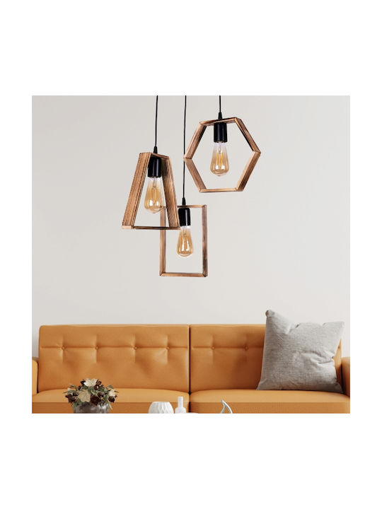 Megapap Pendant Light Three-Light for Socket E27