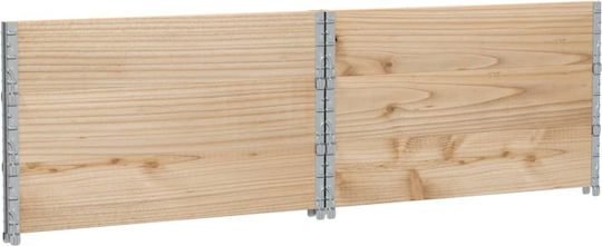 vidaXL Κολάρα Παλέτας 100x100x60.5εκ. 3τμχ