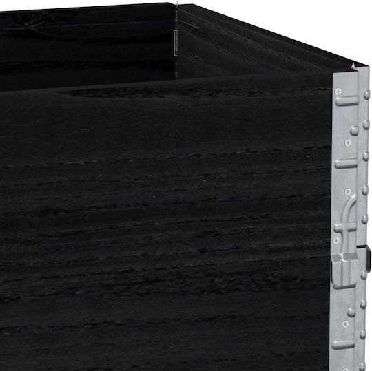 vidaXL Pallet Collar 100cmx50cmx60.5cm 3pcs