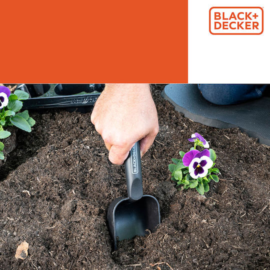 Black & Decker Ръчна лопата с Пластмасова Дръжка 28.5см