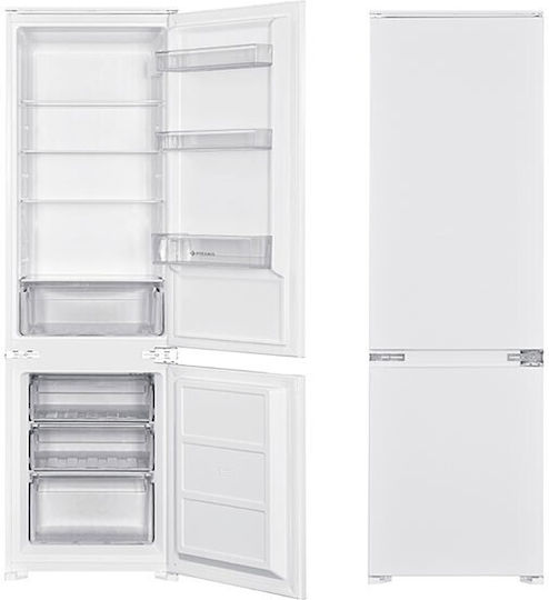 Pyramis Built-in Fridge-Freezer 319lt H178xW54xD54cm White BIR 178
