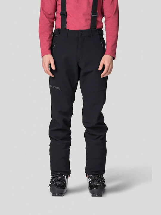 Hannah Ανδρικό Παντελόνι Σκι & Snowboard Soft Shell Γκρι