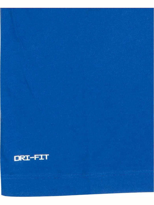 Team Greece Olympics Dri-Fit Athletic T-shirt Blue