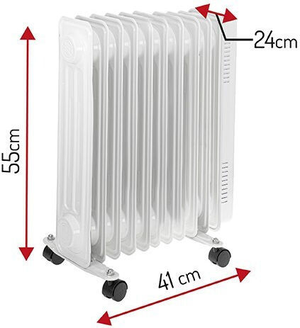 Adler Oil Filled Radiator with 9 Fins 2000W