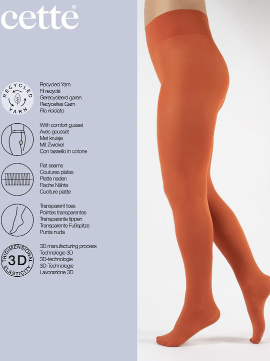 Women's Pantyhose Opaque 70 Den Orange