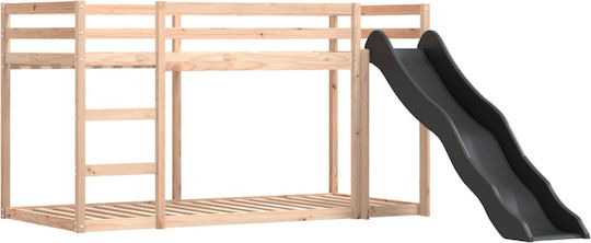 Kinderbett Hochbett Einzeln Rosa für Matratze 90x190cm