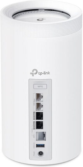 TP-LINK BE19000 v1 WiFi Mesh Network Access Point Wi‑Fi 7 Tri Band (2.4 & 5 & 6GHz) σε Διπλό Kit