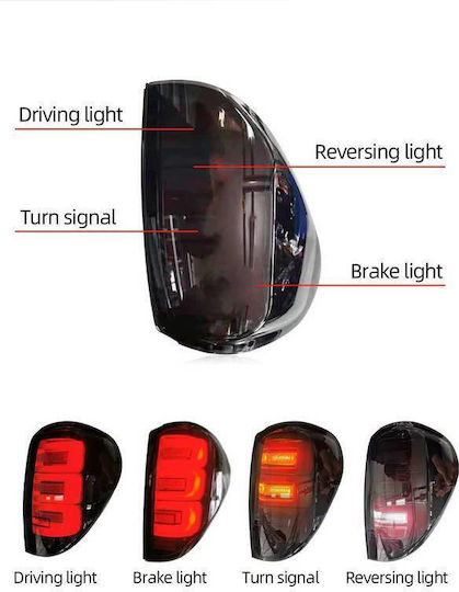 Carner Задни светлини LED за Mitsubishi L200 2007-2014 2бр