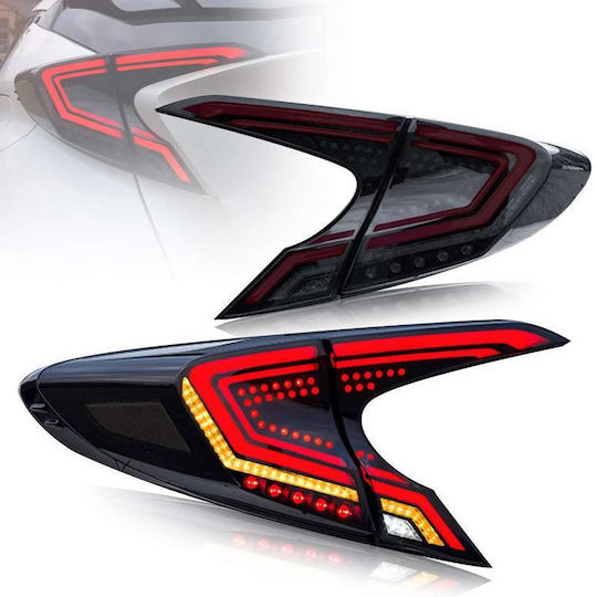 Carner Toyota C-HR 2016-2019 LED Taillights Set 2 Pieces