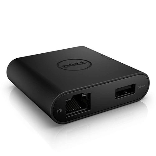 Dell USB-C Docking Station with HDMI Ethernet and Support for 2 Monitors Black (YRPDK)