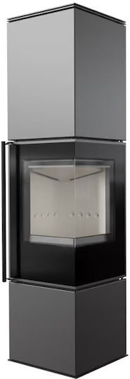 Kratki Ceramică Soba pe lemne 7.3kW Alb
