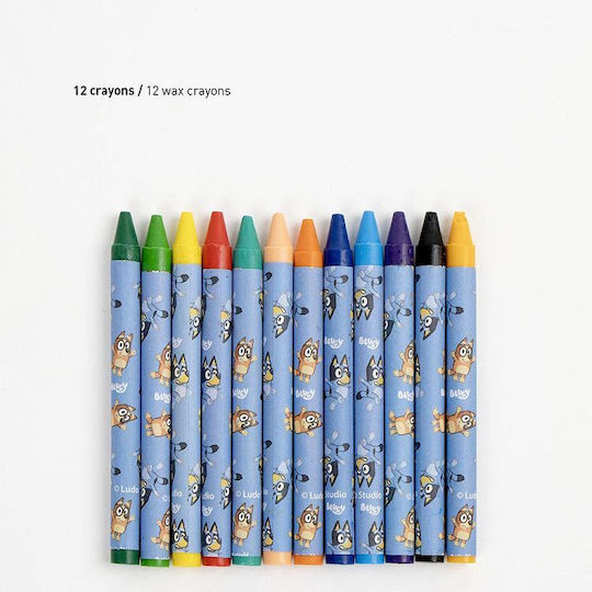 Cerda Bluey Colouring Set 30x30cm 26 Pieces