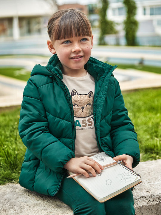 Kinderjacken & Winterjacken Bomber mit Futter Grün