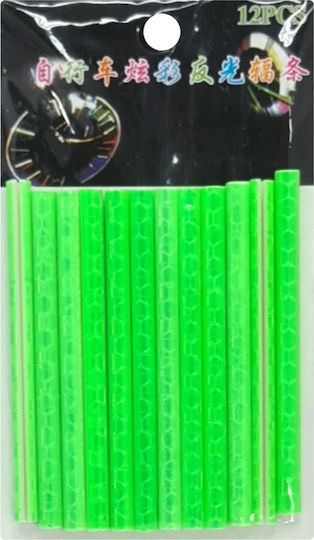 Bicycle Spoke Reflectors Ag402a Green 12pcs Ag402a