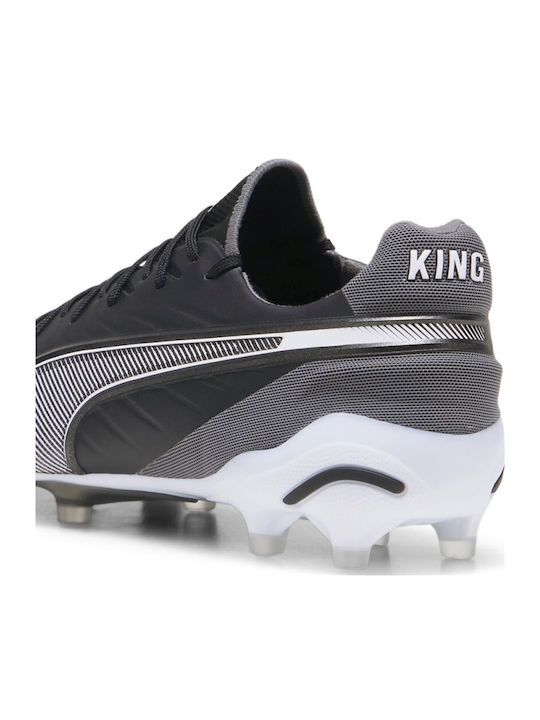 PUMA King Ultimate Ποδοσφαιρικά Παπούτσια με Τάπες FG/AG Μαύρα