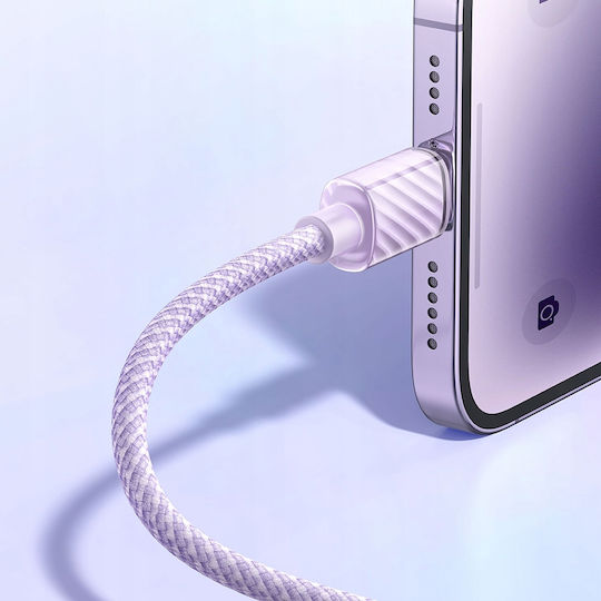 Mcdodo Braided USB-A to Lightning Cable Μωβ 1.2m (CA-3642)