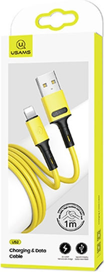 Usams SJ434 USB-A to Lightning Cable Yellow 1m (SJ434USB03)