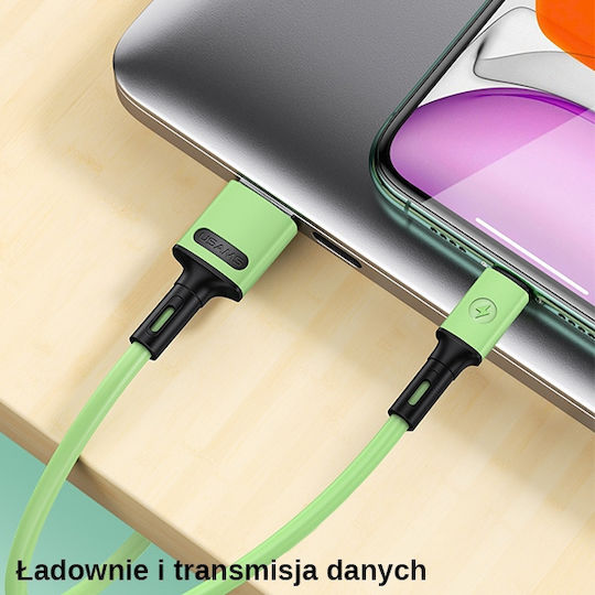 Usams SJ434 USB-A zu Lightning Kabel Lila 1m (SJ434USB04)