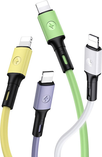 Usams SJ434 USB-A zu Lightning Kabel Lila 1m (SJ434USB04)