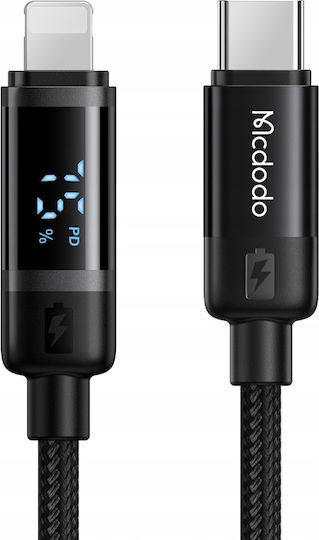 Mcdodo USB-C to Lightning Cable 36W Μαύρο 1.2m (CA-5210)