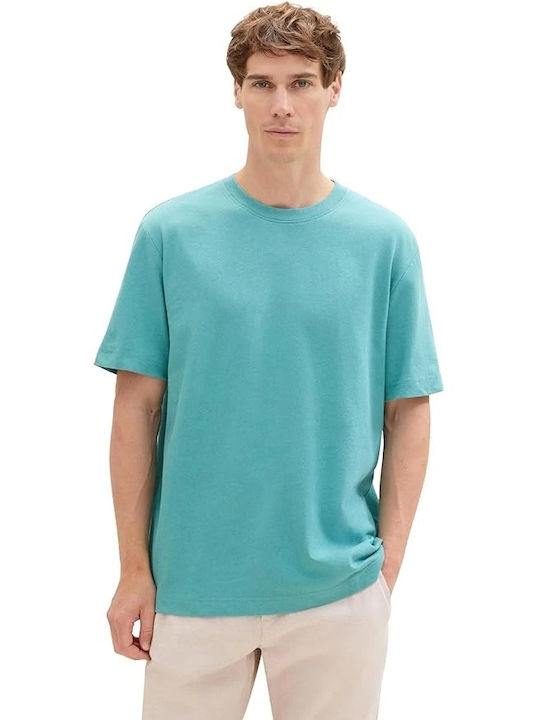 Tom Tailor Men's Short Sleeve T-shirt Blue