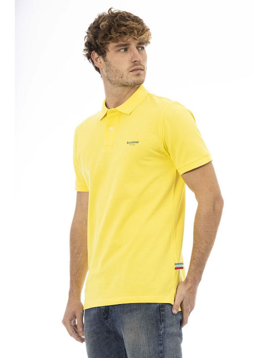 Baldinini Men's Short Sleeve Blouse Polo Yellow