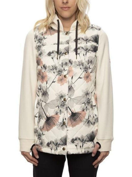 686 Women's Short Lifestyle Jacket for Spring or Autumn Floral