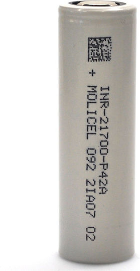 Molicel P42a Rechargable Battery 21700 4200mAh 3.6V 1pcs