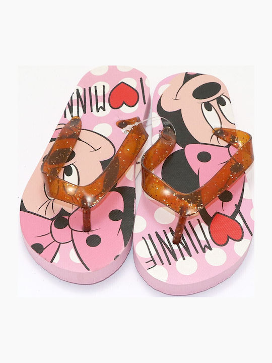 Детски Джапанки Розови Minnie Mouse