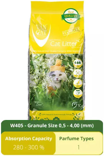 Van Cat Super Premium Nisip pentru Pisici Granule grosiere 15kg