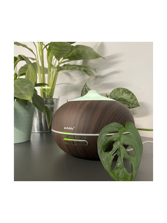 Ruhhy LED Aromatherapie-Diffusor Braun 400ml