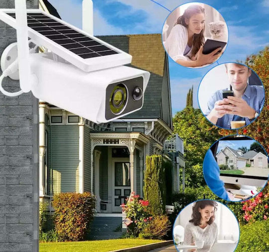 IP Surveillance Camera Wi-Fi Full HD 1080p Waterproof Battery Powered with Two-Way Communication