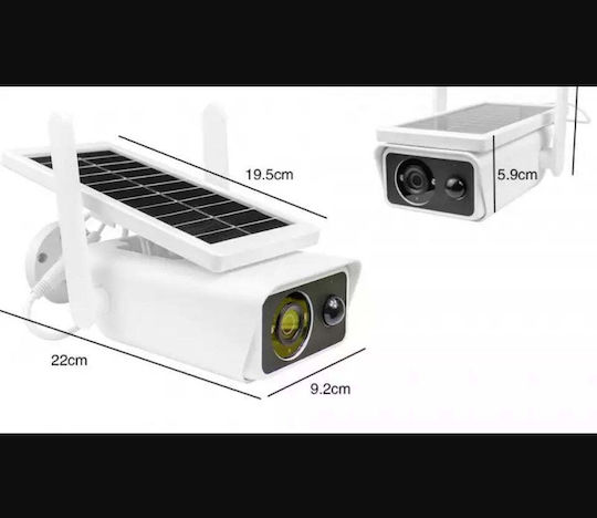 IP Surveillance Camera Wi-Fi Full HD 1080p Waterproof Battery Powered with Two-Way Communication