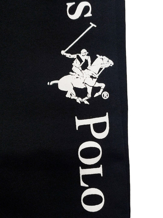 Beverly Hills Polo Club Παντελόνι Φόρμας Μαύρο