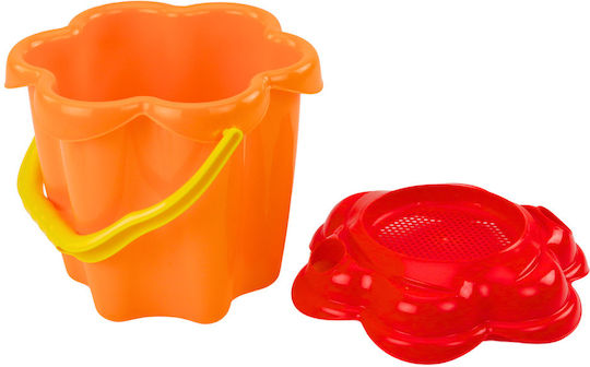 Set de nisip cu găleată, râșniță, sită și forme colorate - 9 culori