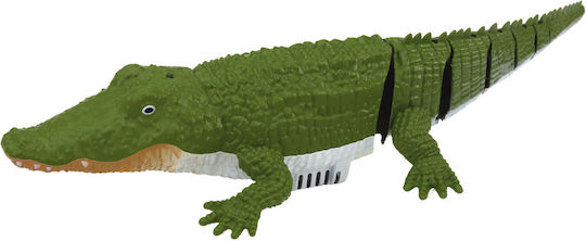 Remotely Controlled Water Crocodile Swimming Into Water By Remote Control