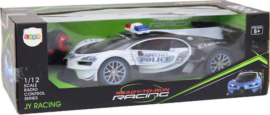 Ferngesteuertes RC Polizeiauto im Maßstab 1:12 Weiß