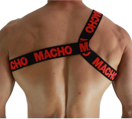 Macho Underwear Мъжки харнес Червен