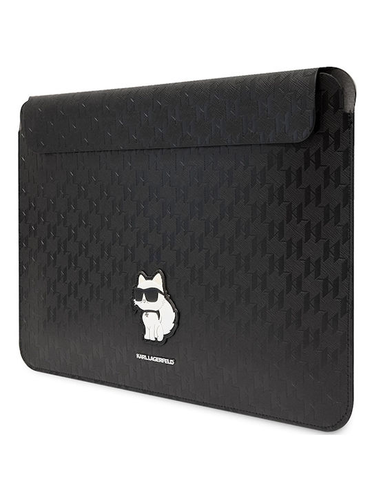 Karl Lagerfeld Saffiano Monogram Choupette Θήκη για Laptop 16" σε Μαύρο χρώμα