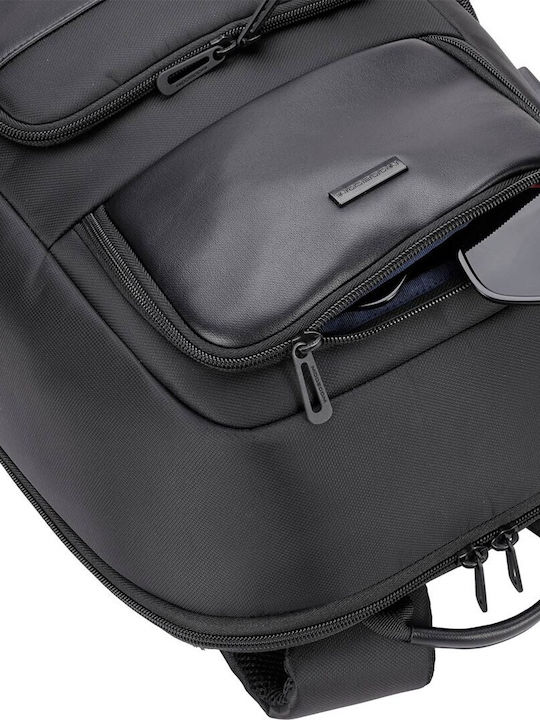 Modecom Creative Τσάντα Πλάτης για Laptop 15.6" με Θύρα USB σε Μαύρο χρώμα